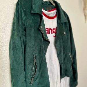 Emerald Velvet Blazer